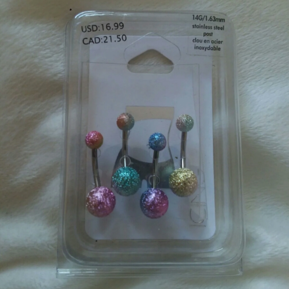 Icing belly rings